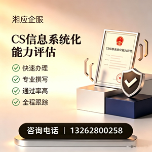 平顶山CS信息系统化能力评估申报服务